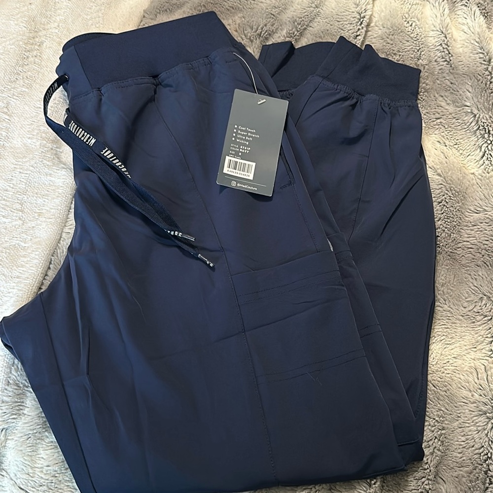 Medcouture peaches NWT JOGGERS